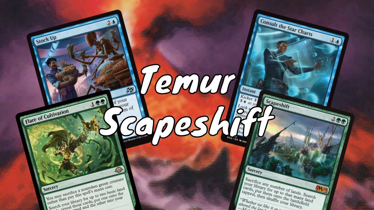 All the mountains erupt with Temur Scapeshift  | Modern | MTGO