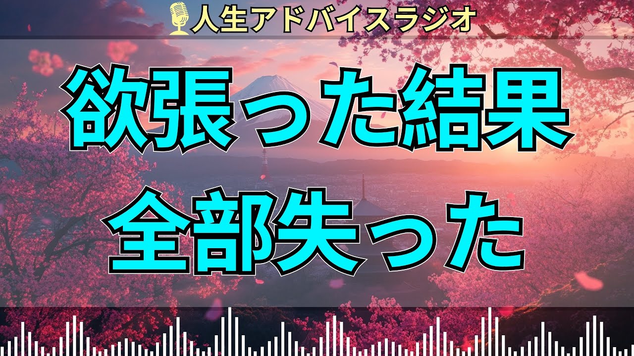 【テレフォン人生相談】愛も仕事も欲しかった&mdash;&mdash;気づけば何も残らなかった 今井通子 中川潤