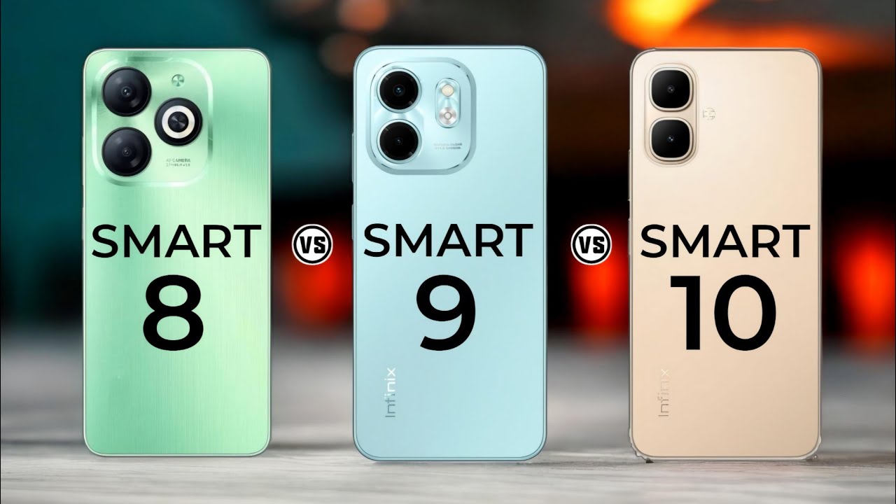 Infinix Smart 8 Vs Infinix Smart 9 Vs Infinix Smart 10   #Trakontech
