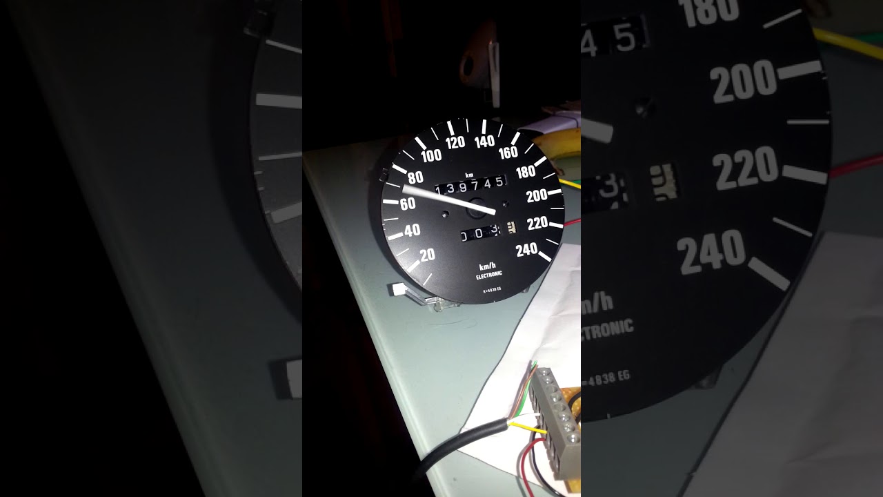 E30 Tacho einstellen