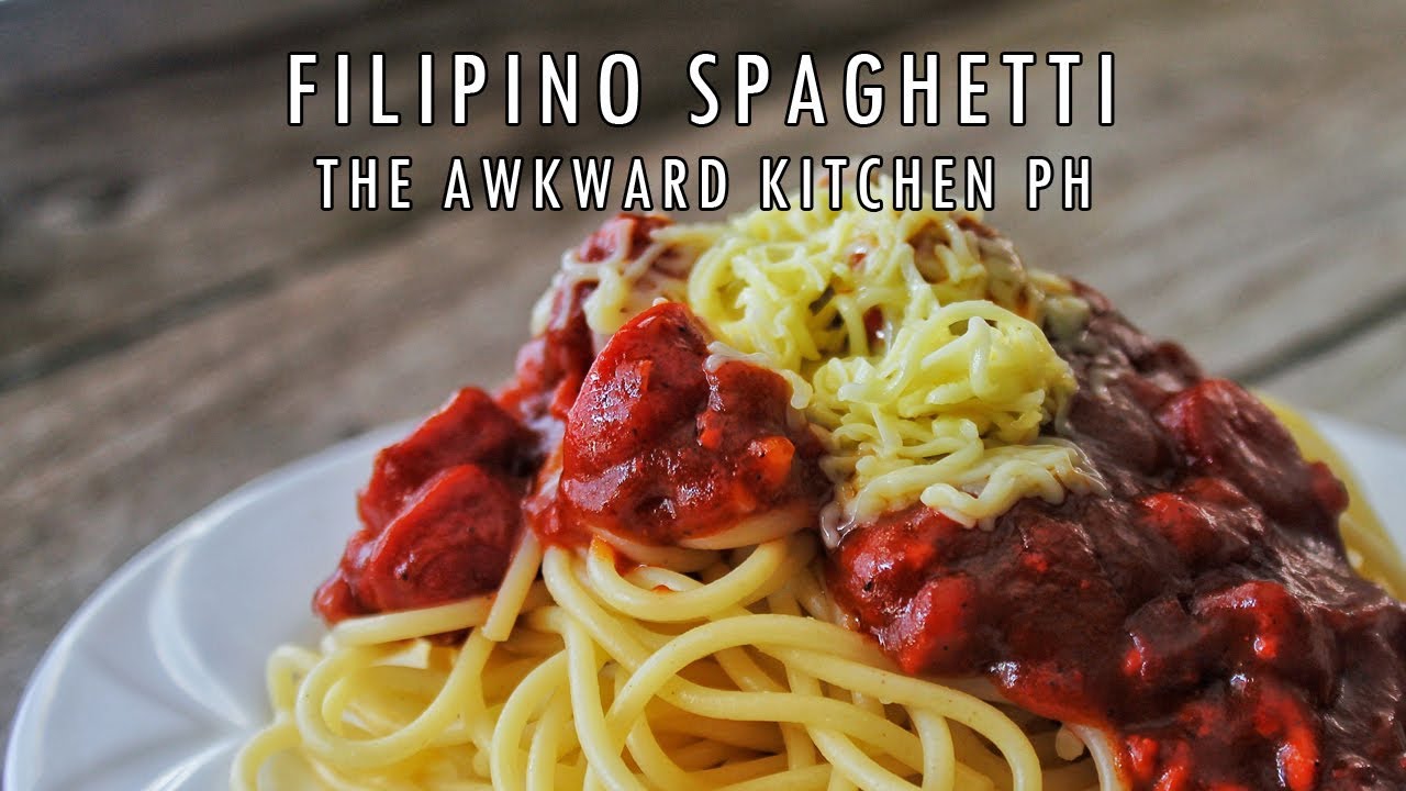 FILIPINO SPAGHETTI | Jollibee Jolly Spaghetti Inspired | The Awkward Kitchen PH