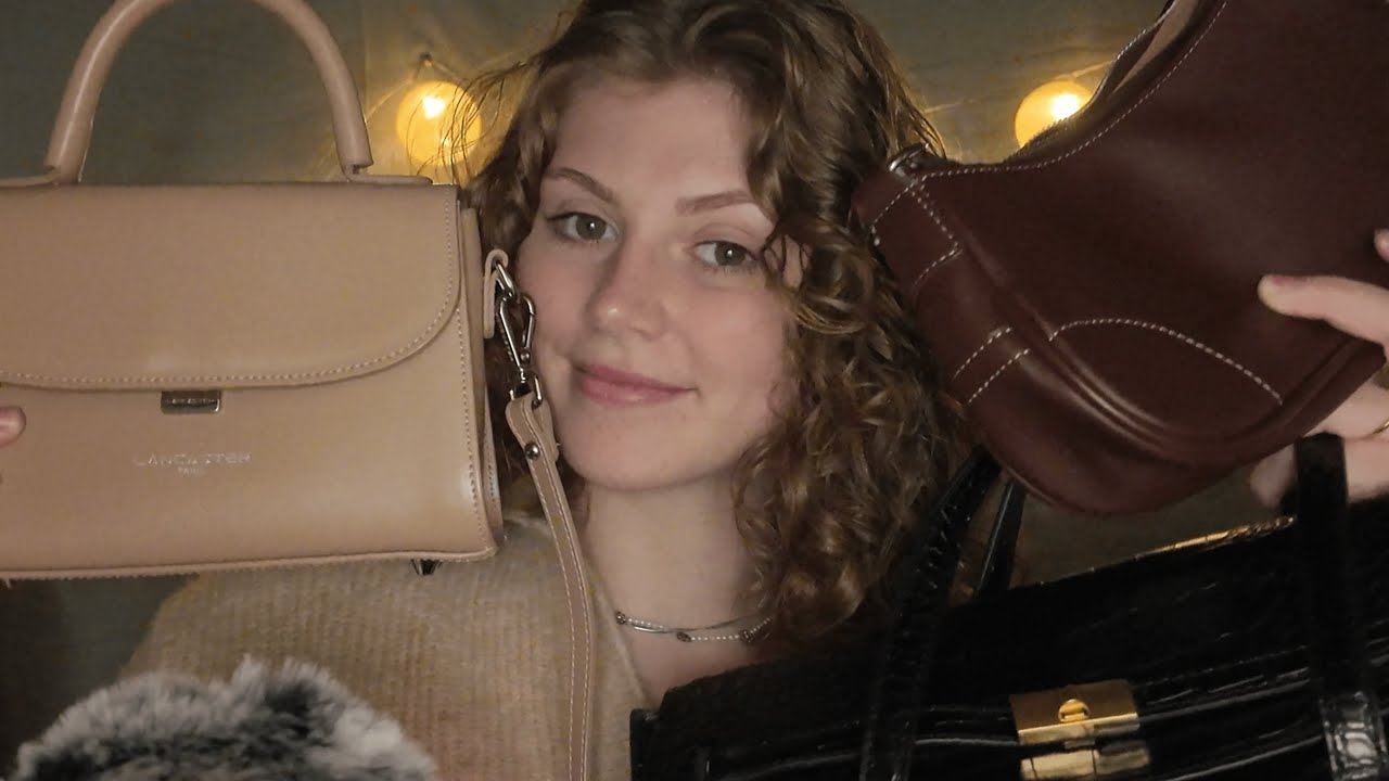 ASMR - Choisis ton SAC préféré 👜(grapping & fadric sounds)