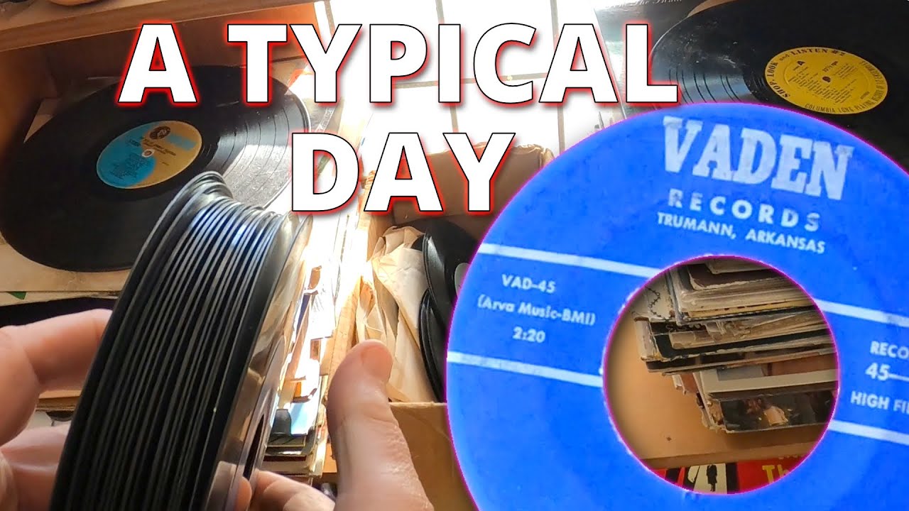 A typical day as a record collector