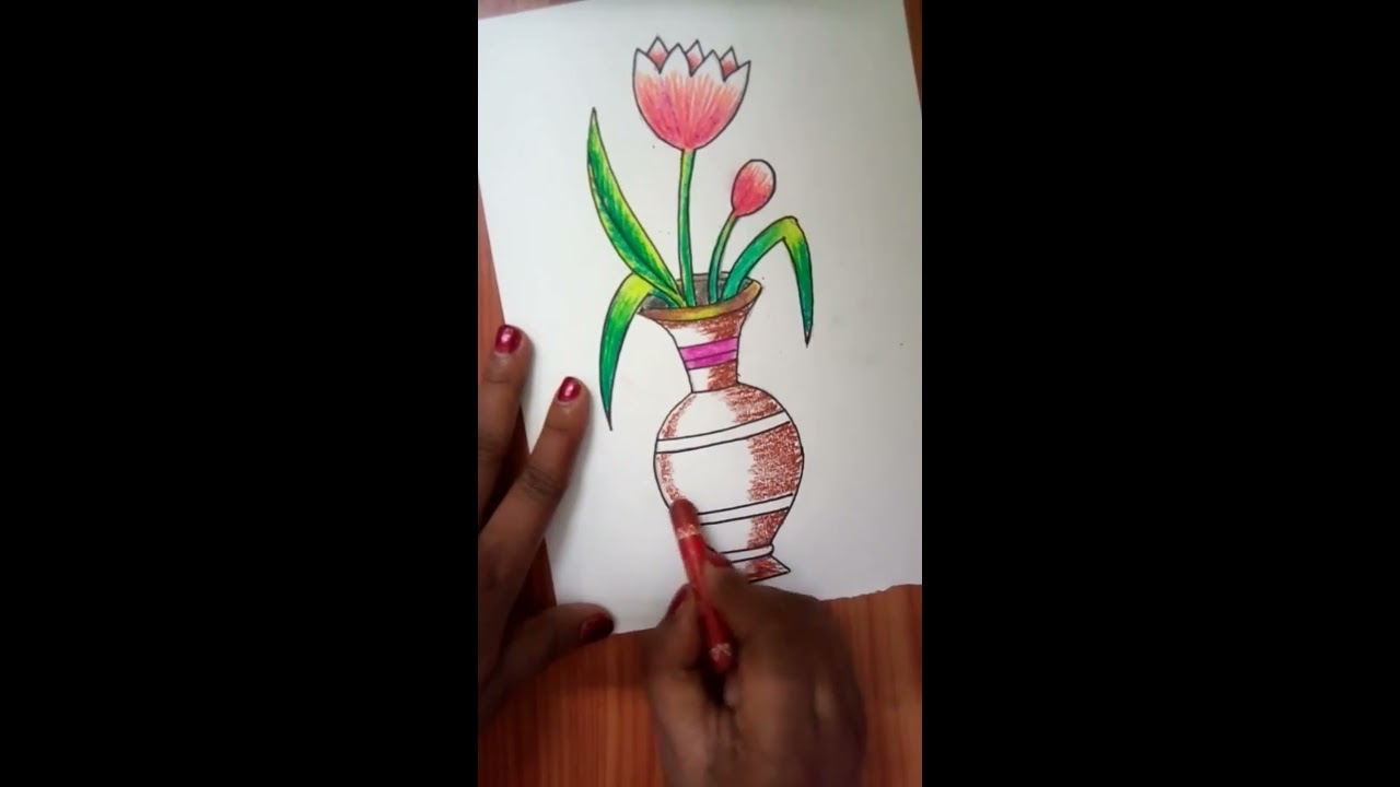 Flower Pot ( Coloured )