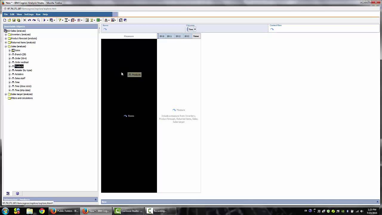 IBM Cognos Analysis Studio Training - Demo 2: Analyze Revenue Performance || Cresco International