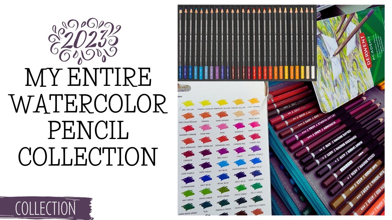 My FULL Watercolor Pencil Collection | 2023 Edition