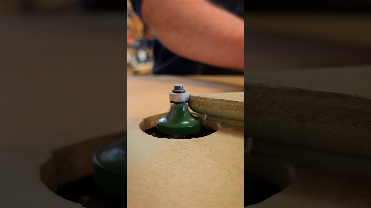 The OG Router Bit on MR MDF #MDF #MRMDF #WOODWORKING #ROUTERTABLE