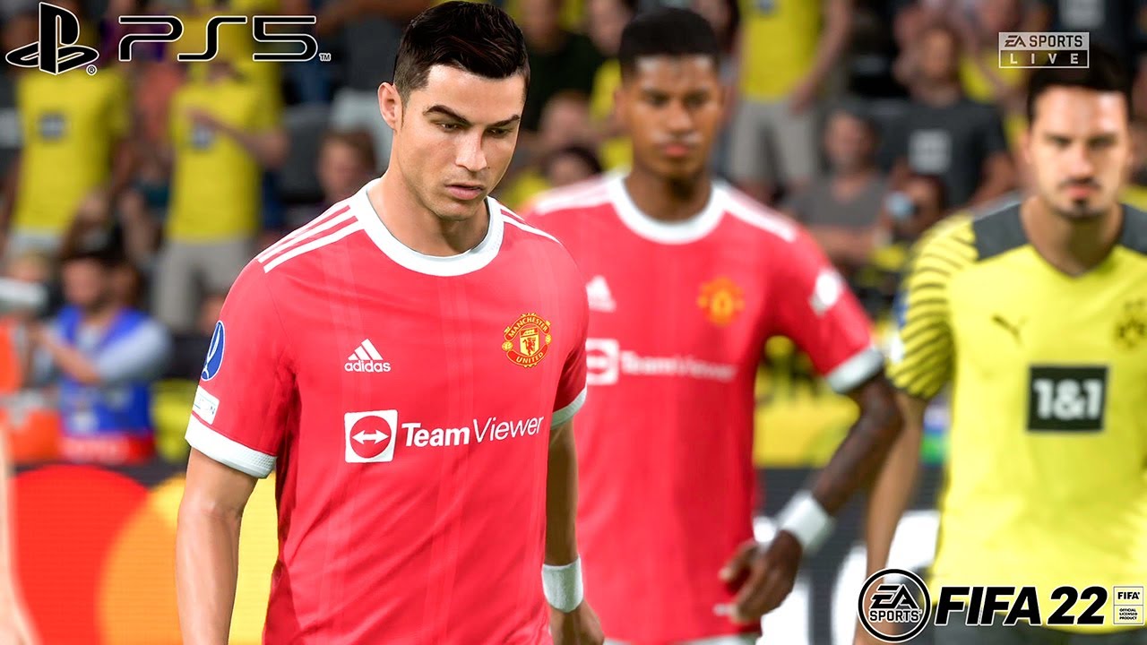 FIFA 22 | Manchester United vs Borussia Dortmund | UEFA Super Cup 2022 | Gameplay & PS5