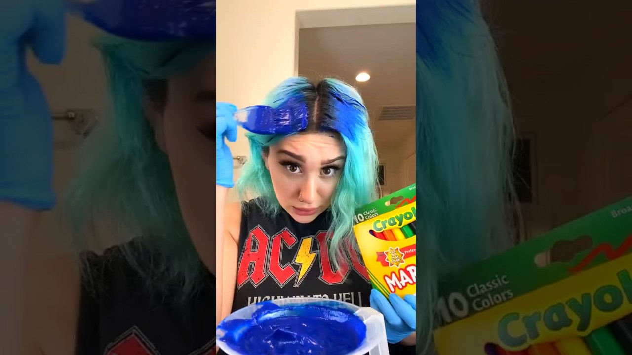 Dying My Hair With Markers 😱