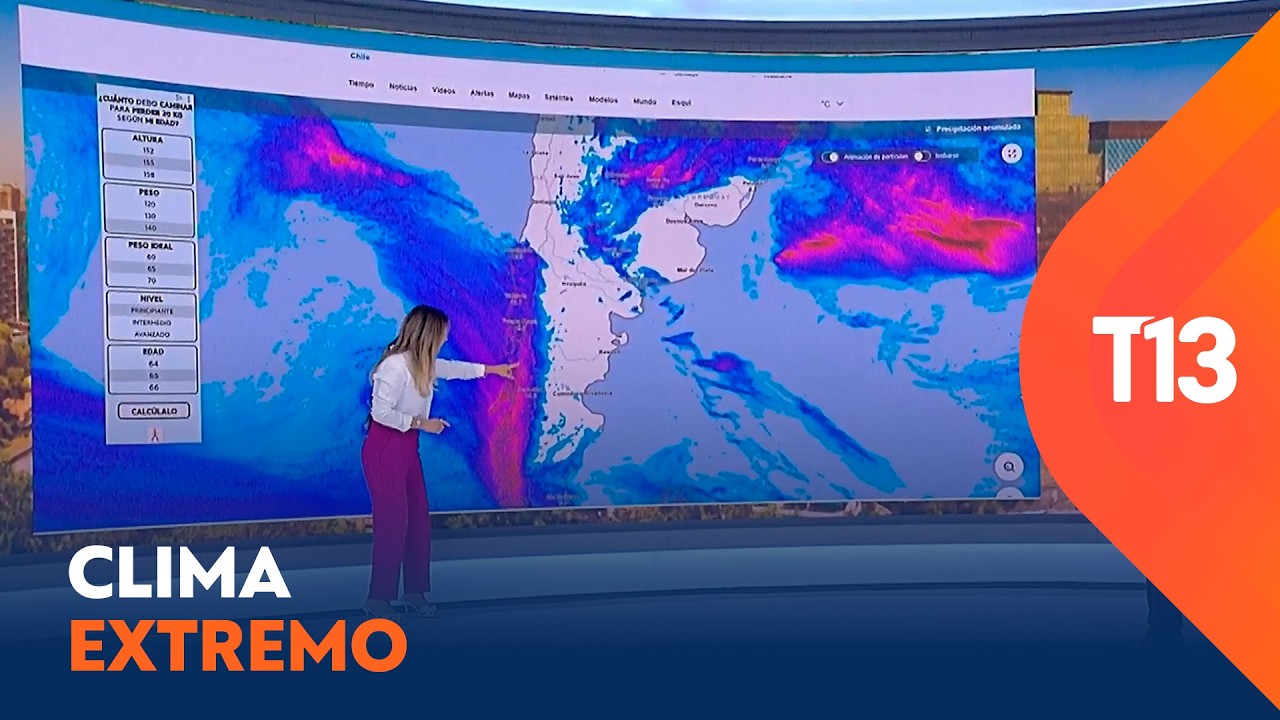 Calor extremo en el centro y río atmosférico en el sur de Chile: cómo estará el clima