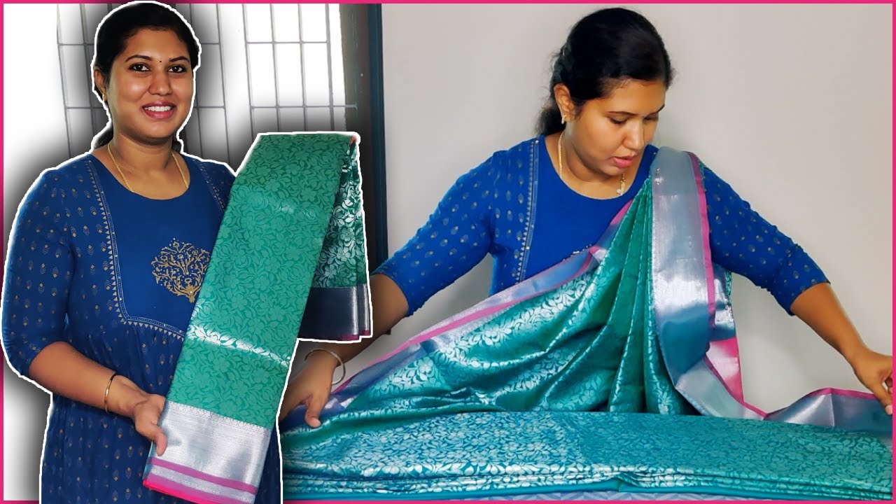 Anyone can do saree pre-pleating// trending box-folding// tips & tricks of art// RM views😍