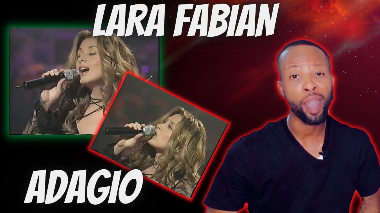 FIRST TIME LISTENING AND REACTING TO LARA FABIAN - ADAGIO [FIRST TIME REACTION]