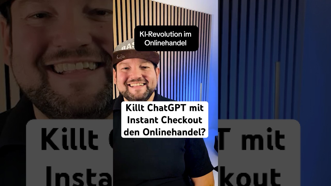 KI-Revolution im Onlinehandel mit ChatGPT Instant Checkout #ai #ki #chatgpt #ecommerce