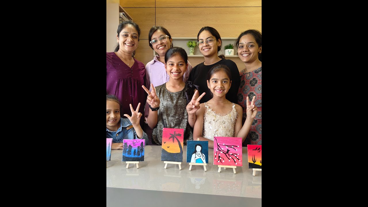 Art Workshop @DrDharmeshBhadja Dr Bhadja Pediatric Homeopathy | Dr Reshma Bhadja | Hirali Kapdi