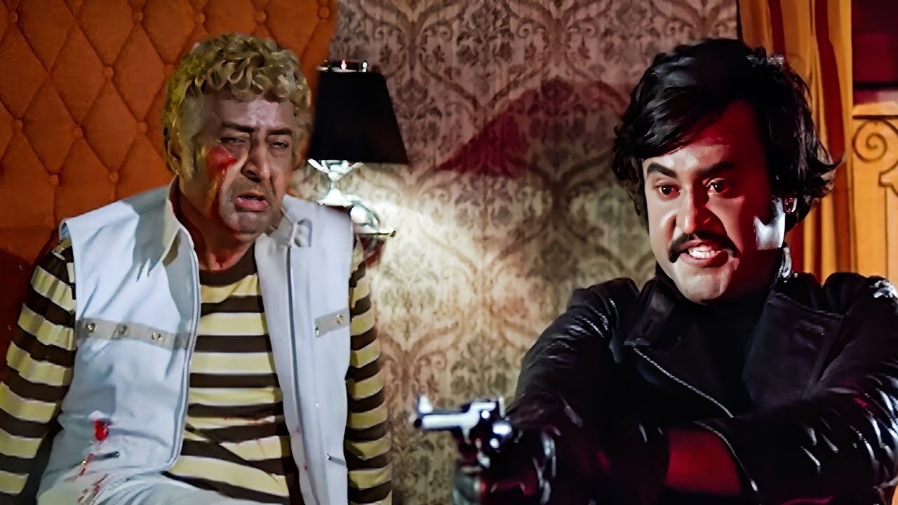 हर एक गोली मे है मेरे बदले का हिसाब | रजनीकांत ने किया अपना बदला पूरा | Andha Kanoon Climax Scene