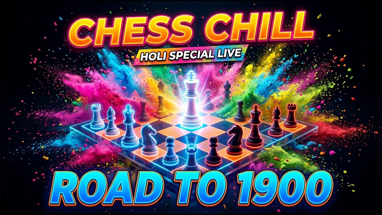 Bura Na Mano… Checkmate Hai 😎♟️ Happy Holi Chess LIVE