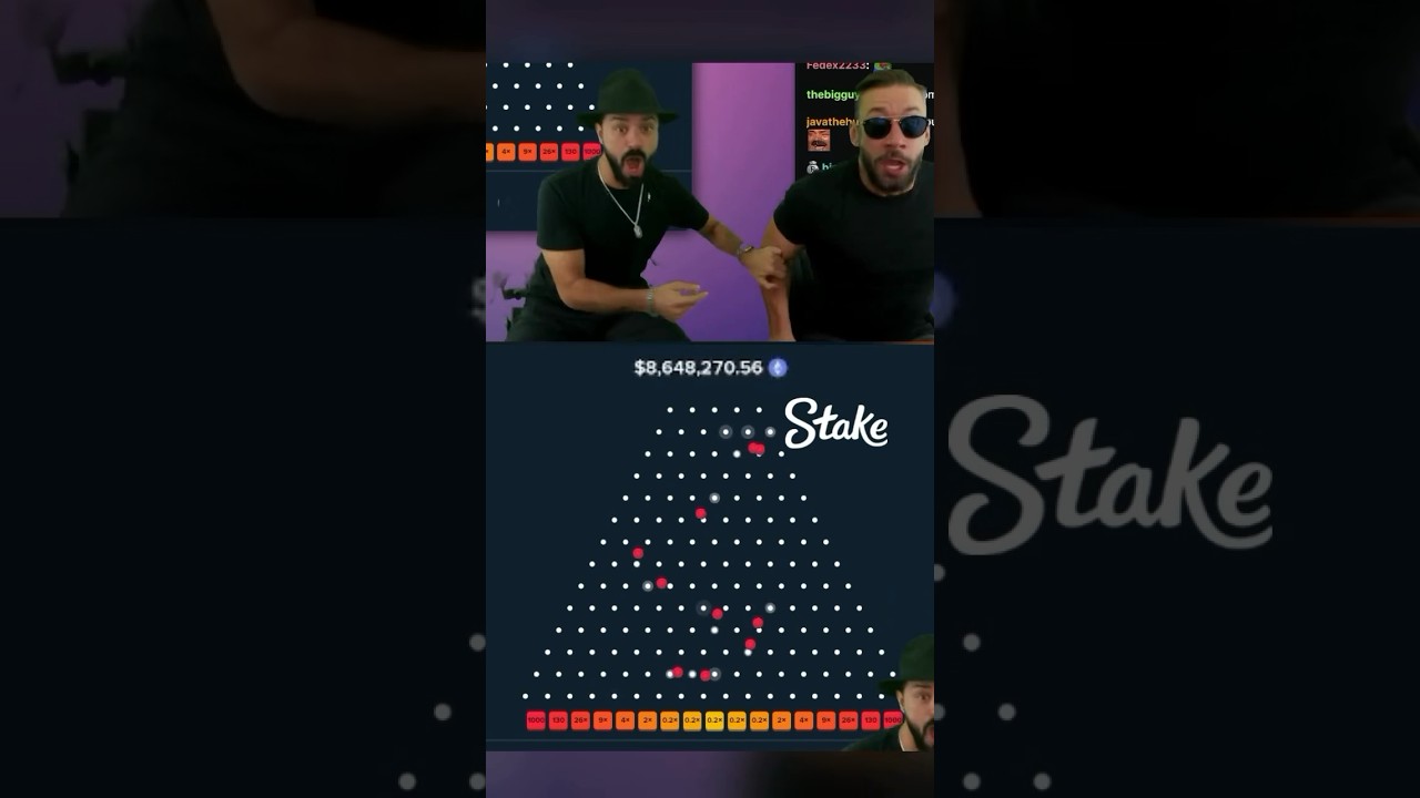 $7,500,000 PLINKO WIN 🤯 (STAKE ORIGINALS) #gambling #casino #plinko #shorts #trending