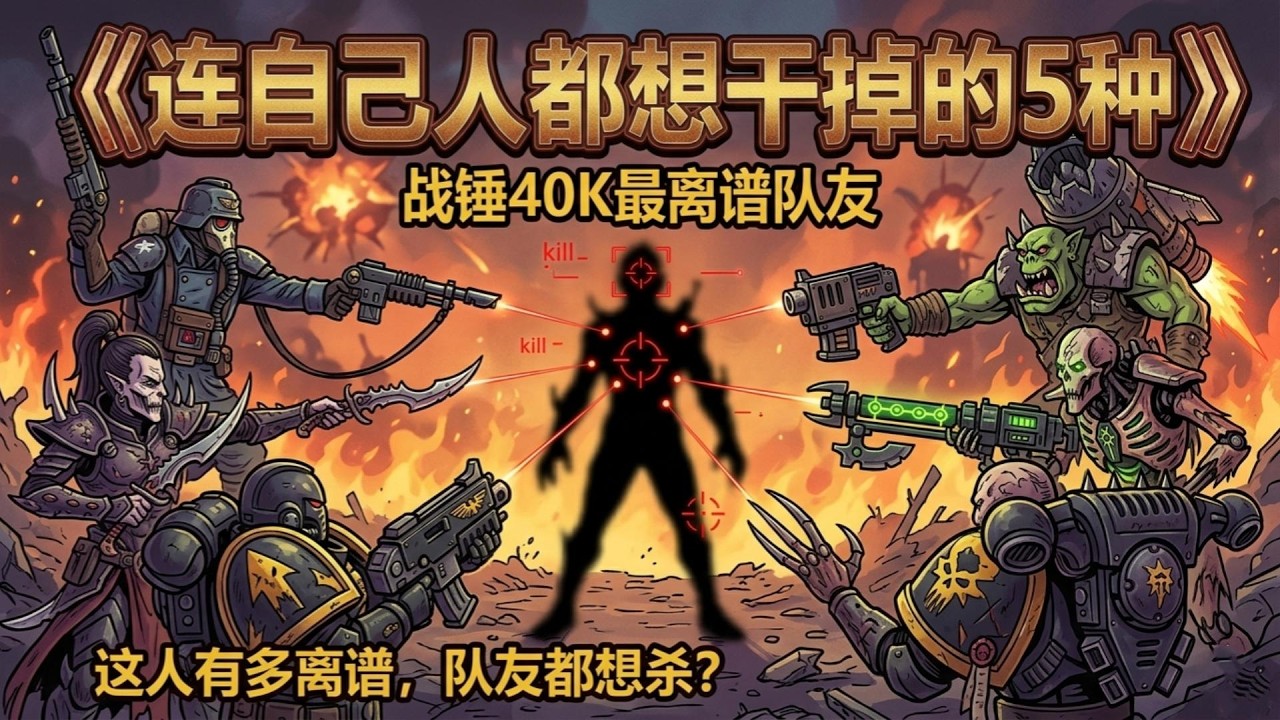 连自己人都想干掉？战锤40000最离谱的5种同类#warhammer40k #warhammer #spacemarine2 #gaming #遊戲