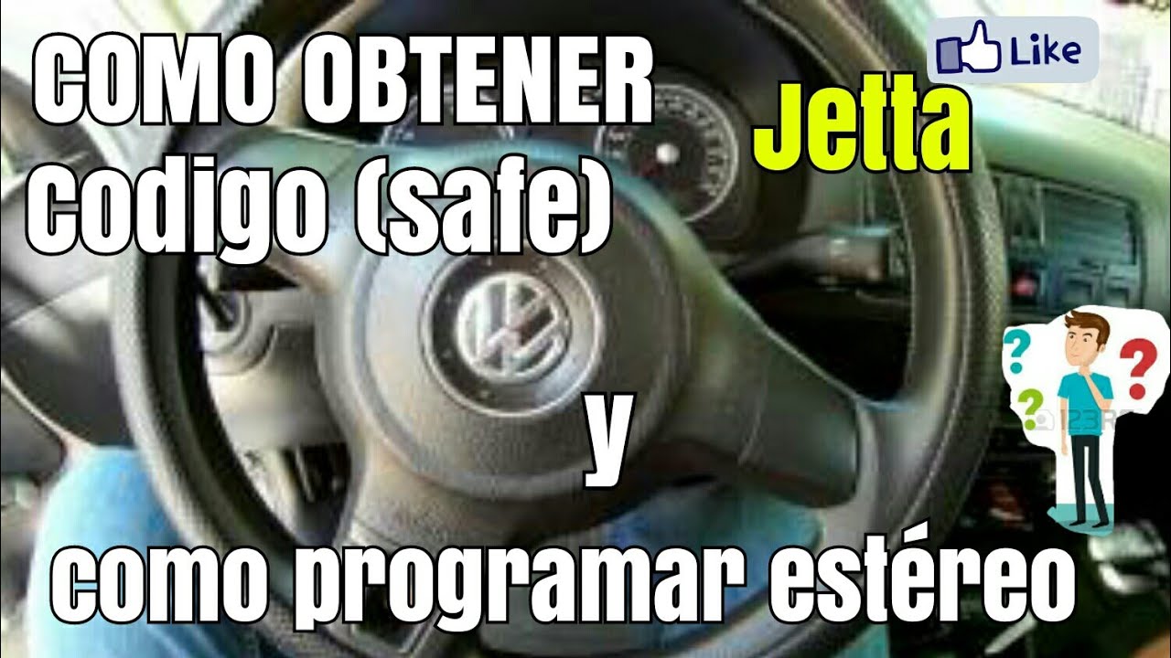 Como obtener codigo y programar (safe) autoestero Jetta 2008 al 2013