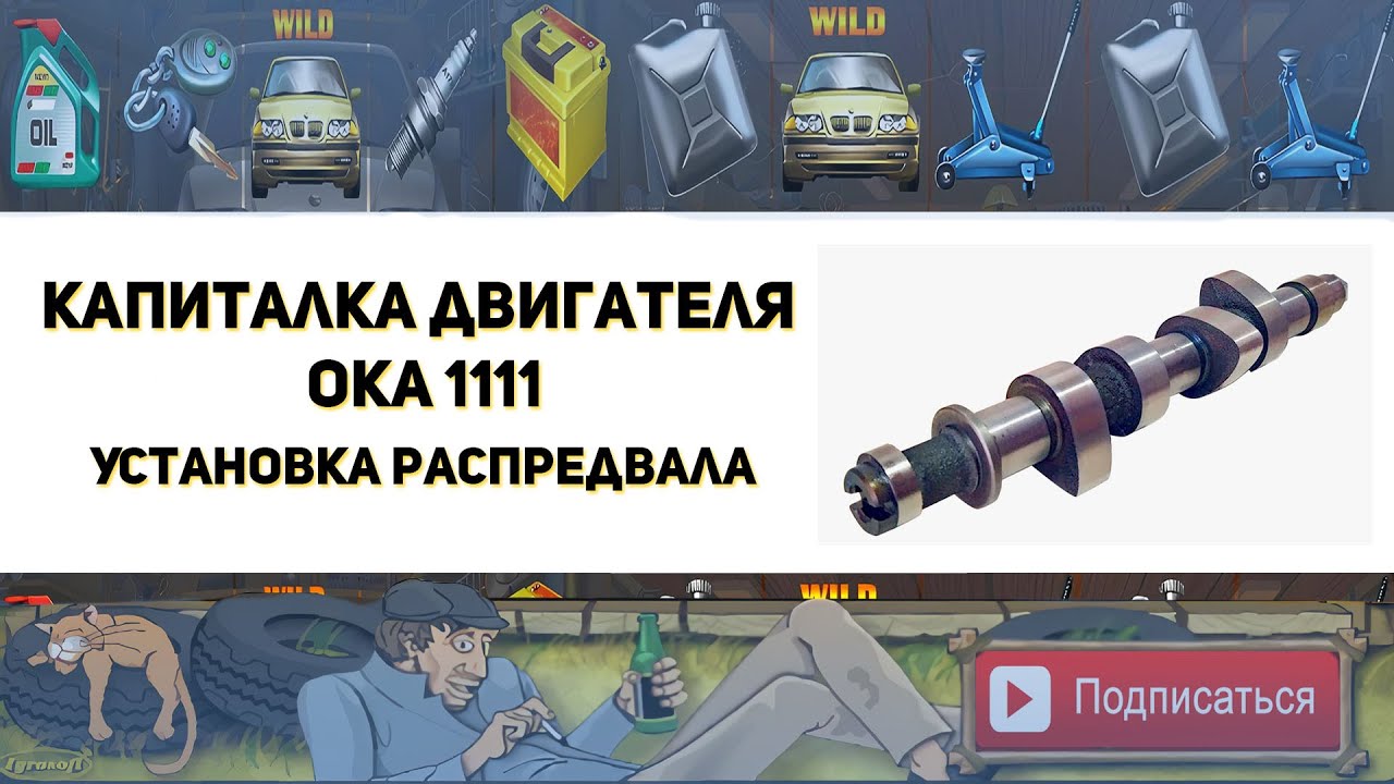 Капиталка двигателя ОКА 1111 (Установка распредвала)