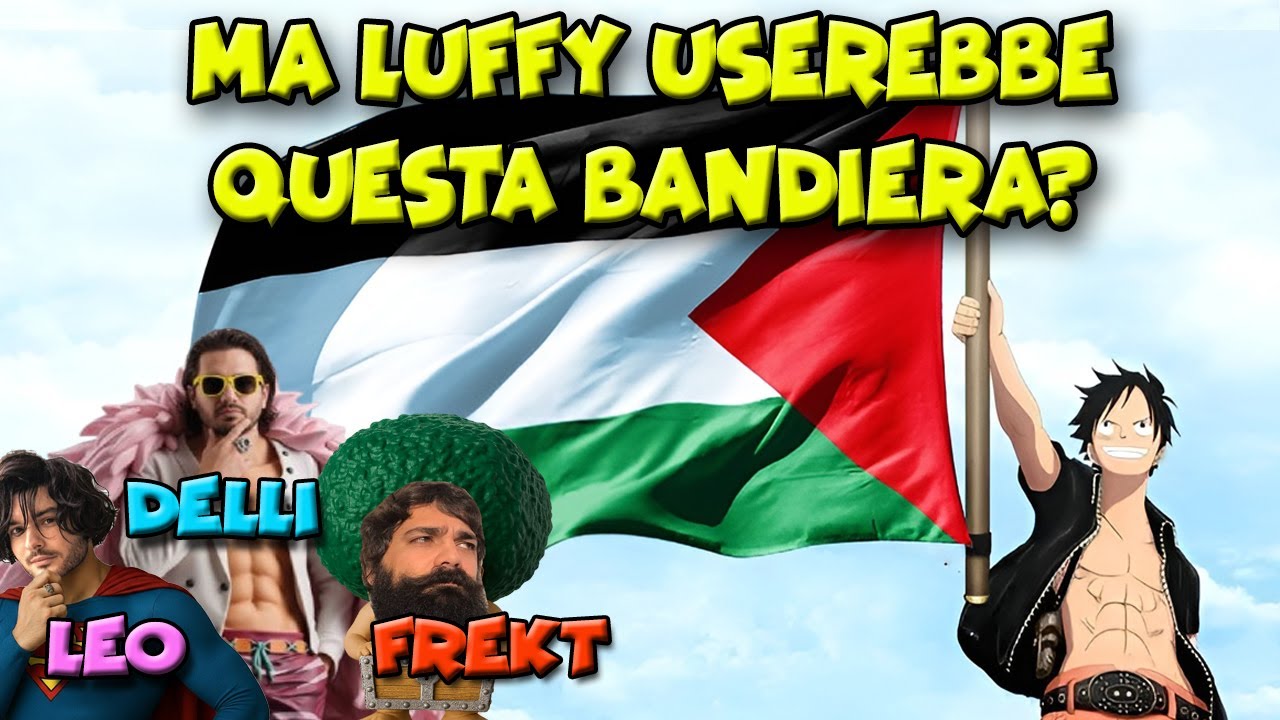 L'IMBARAZZANTE ONE PIECE USATO A SCOPO POLITICO? L'INUTILE BANDIERA di LUFFY ai CORTEI?