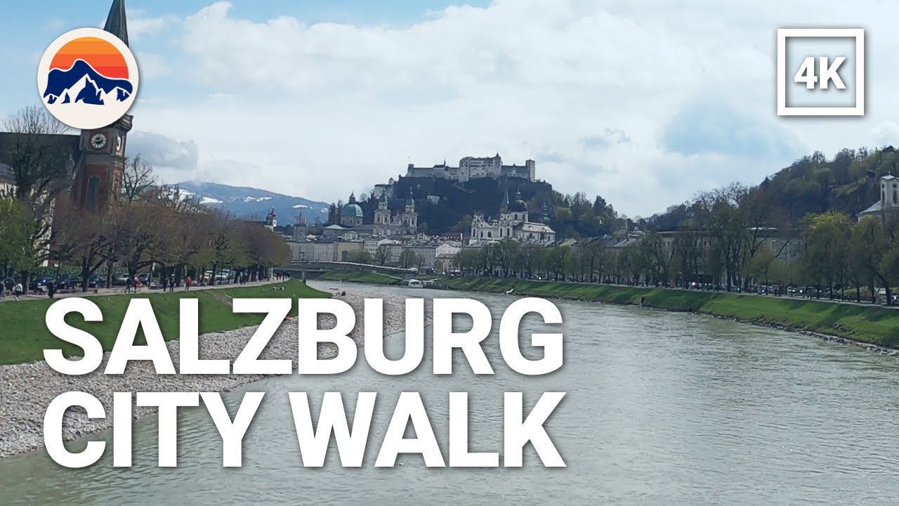 [4K] SALZBURG -  Historic City Walk