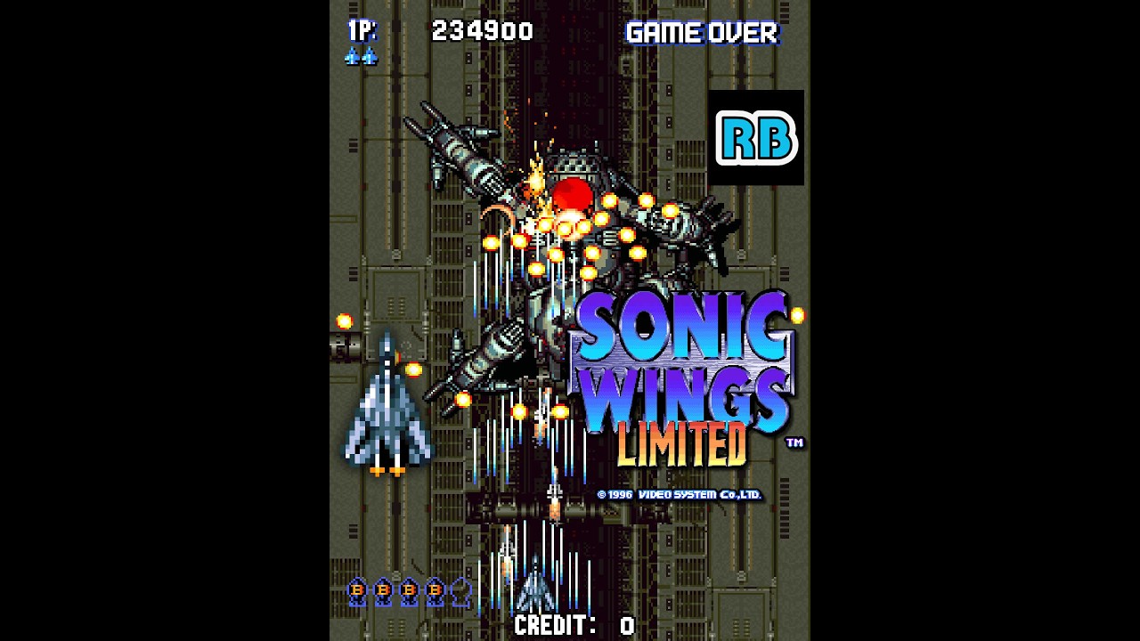 1996 [60fps] Sonic Wings Limited F-14 ALL