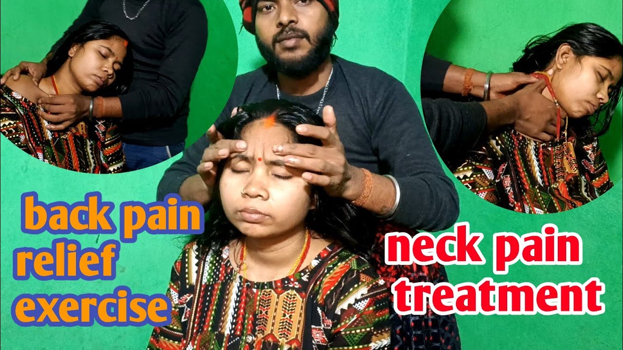 back pain relief exercise ! Neck pain treatment & low back pain fixed through the abdomen ?!🌟 ASMR 🔥