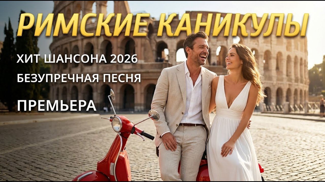 «РИМСКИЕ КАНИКУЛЫ» — Безупречная песня о солнце, любви и вечном городе, где сбываются мечты