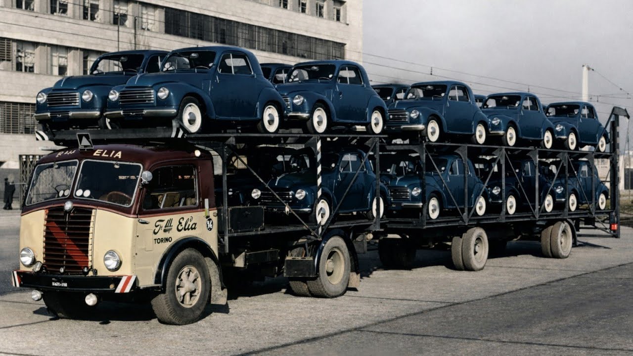 FIAT 682 & NON SOLO I MIGLIORI CAMION STORICI ITALIANI AL LAVORO DURANTE IL BOOM ECONOMICO ITALIANO
