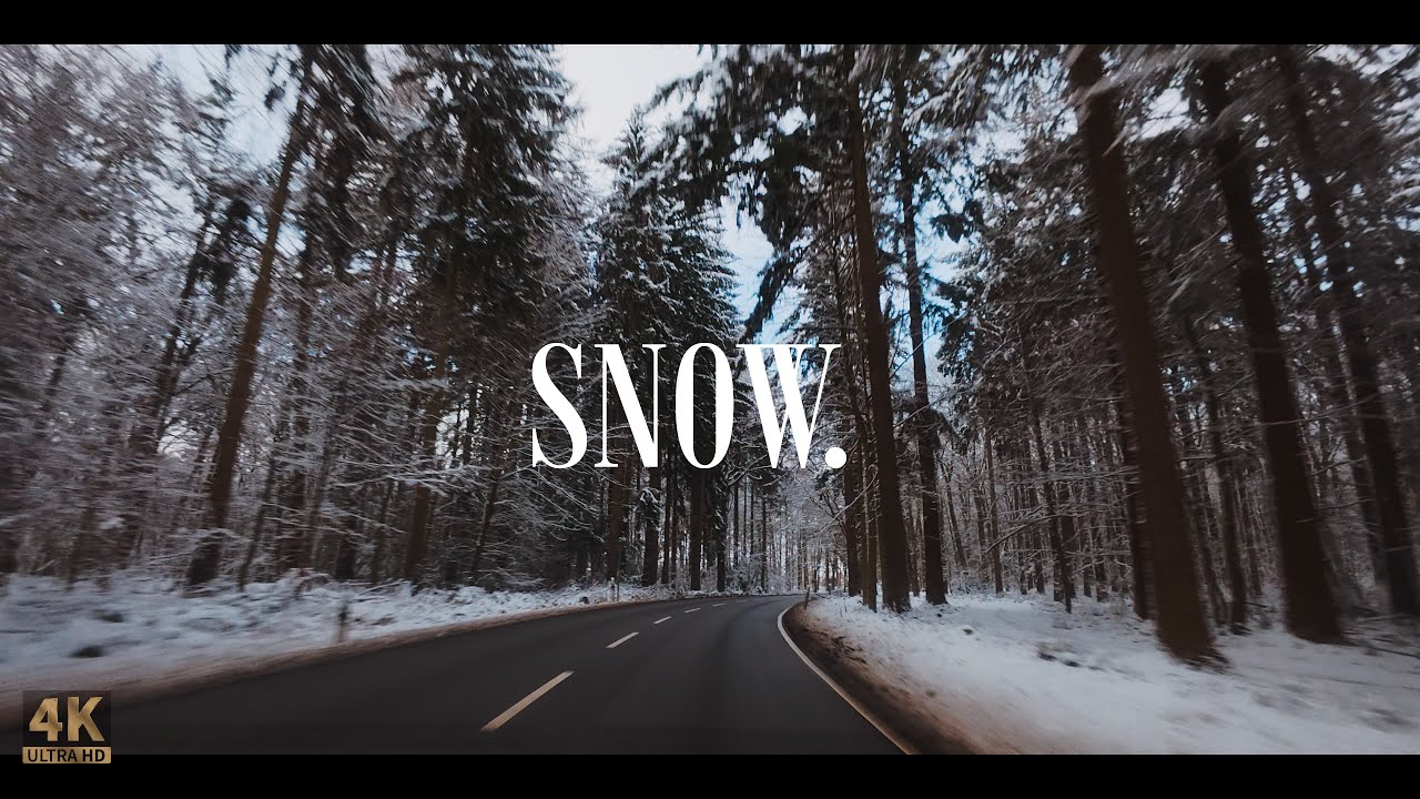 Driving the German Winter - Relax with me - RAW Sound - DJI Osmo Action 5 Pro 4K