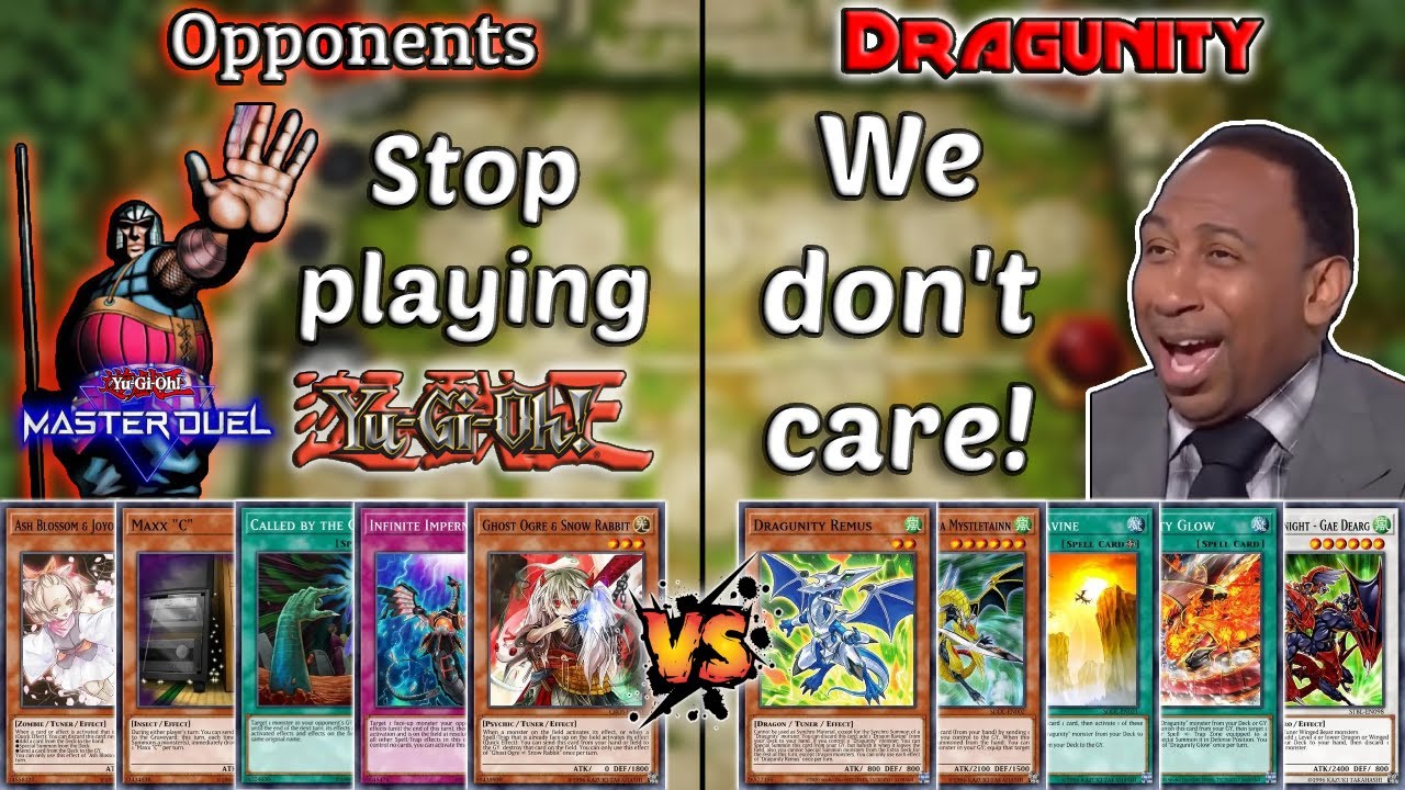 Dragunity... The deck that simply does not care! Yu-Gi-Oh! Master Duel Ranked