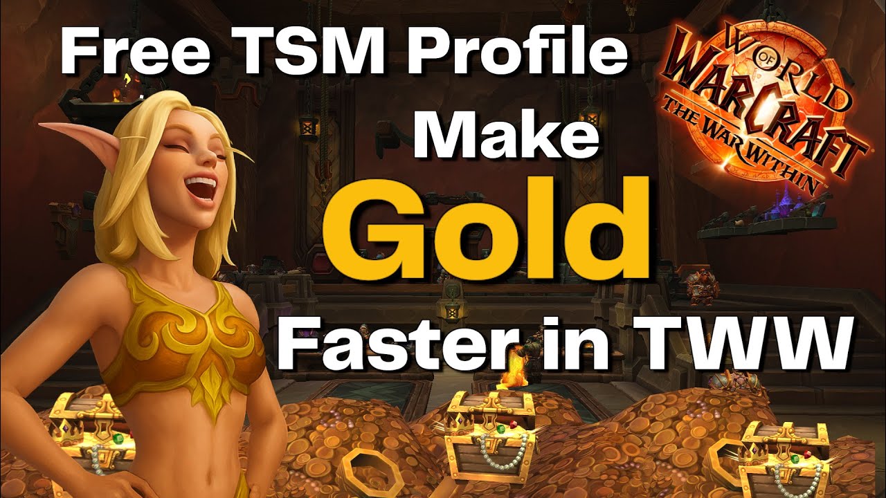 Best Free TSM Profile & Setup | Make Gold Fast in The War Within 11.2