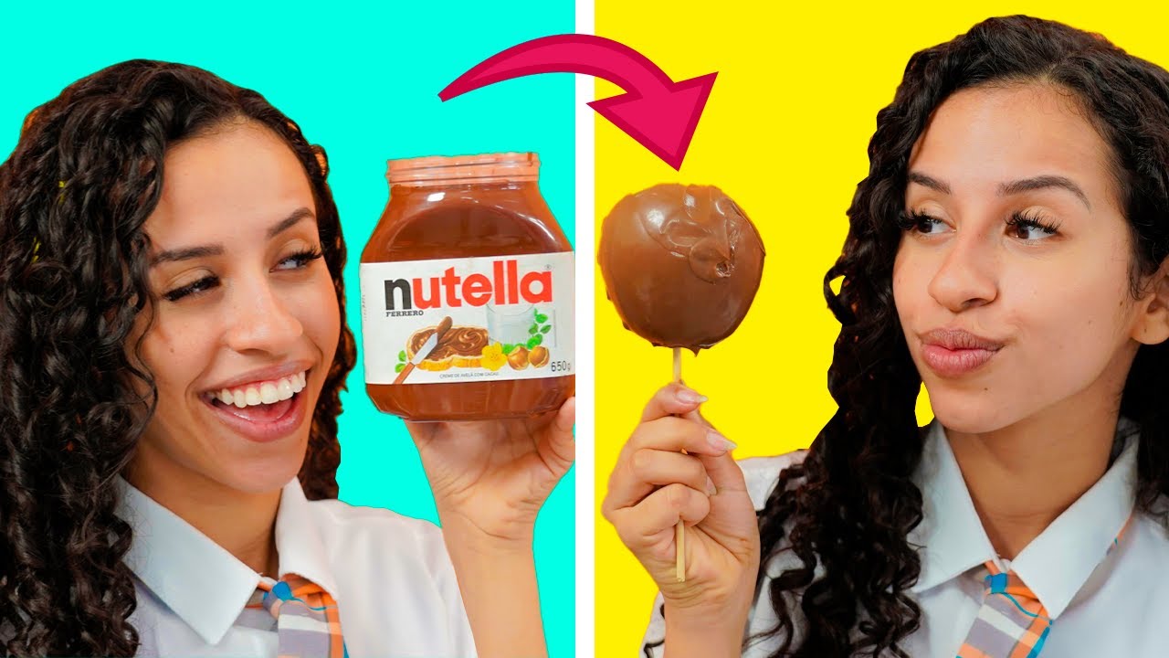 RAISSA FAZ MAÇÃ DO AMOR DE NUTELLA COM CEBOLA