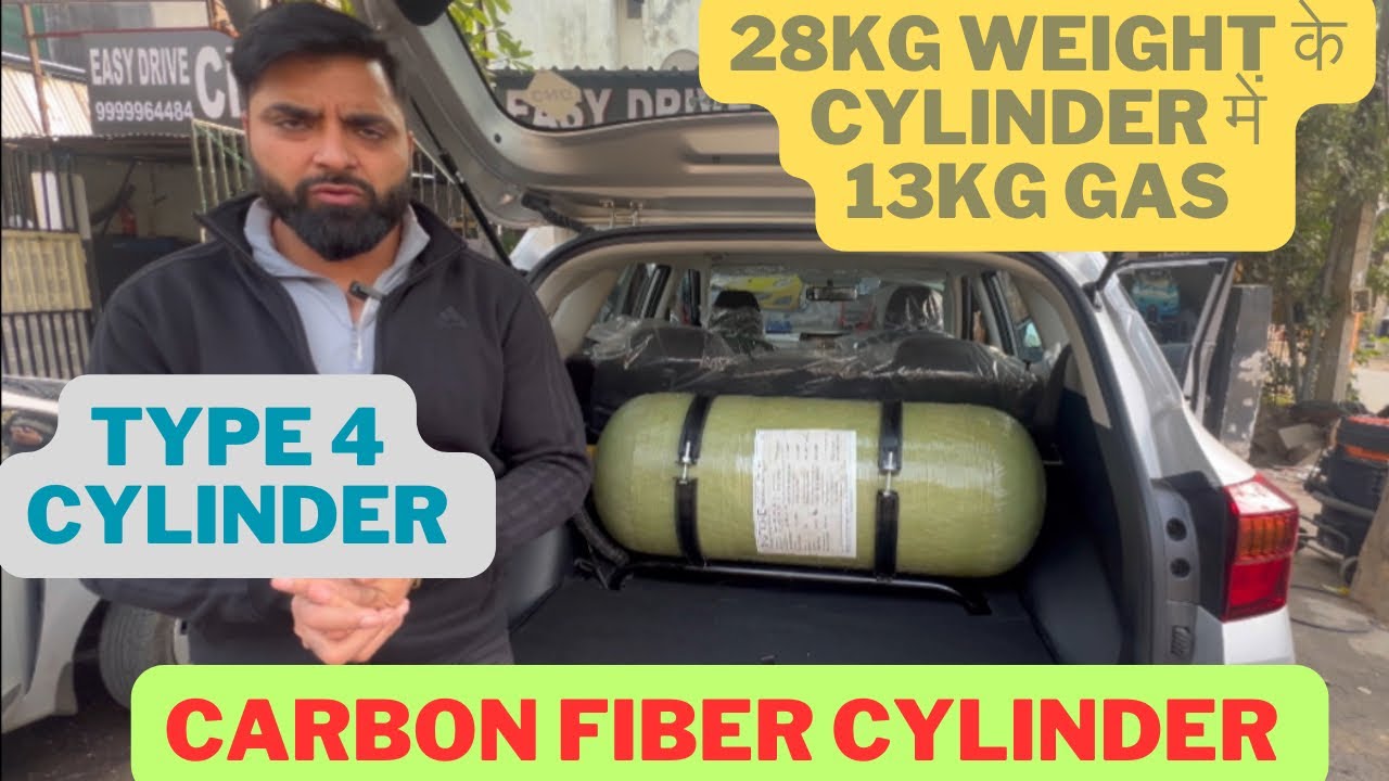 90 LTR का Cylinder और वजन सिर्फ़ 28 किलो | Seltos चली 300 kms से भी ज़्यादा | Type4 cylinder