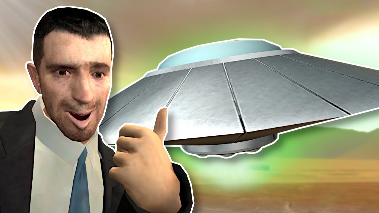 We took a UFO from Area 51? - Garry's Mod Gameplay