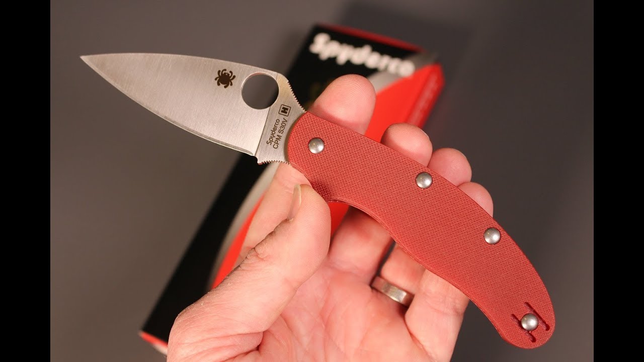 Perfect EDC Slipjoint: SPYDERCO *G10* UKPK