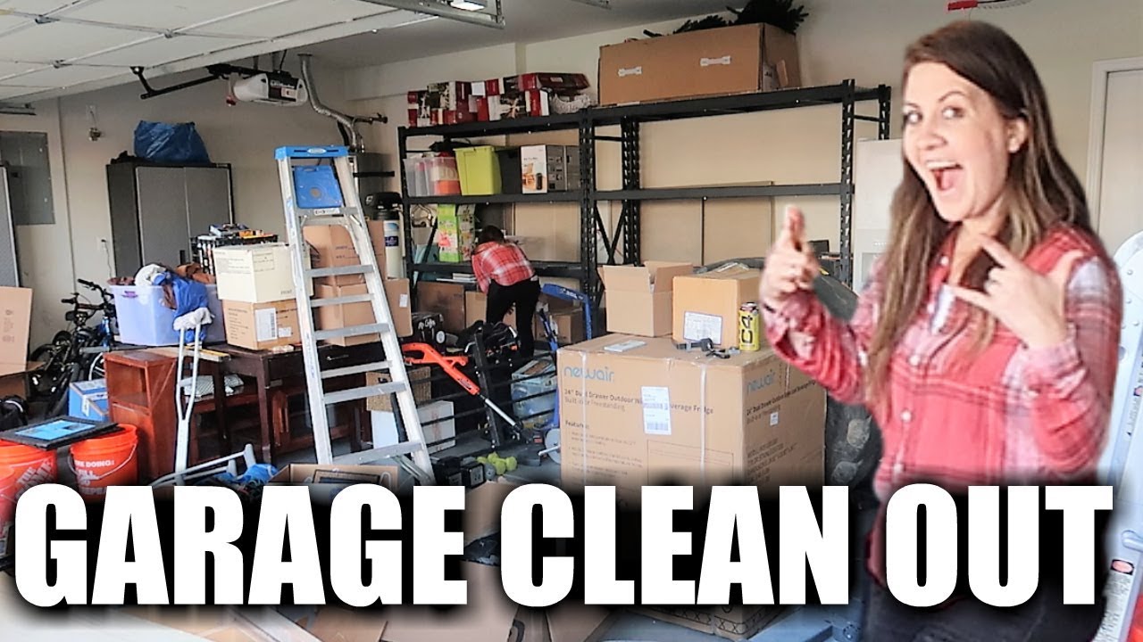 EXTREME GARAGE MAKEOVER and CLEAN OUT | PHILLIPS FamBam