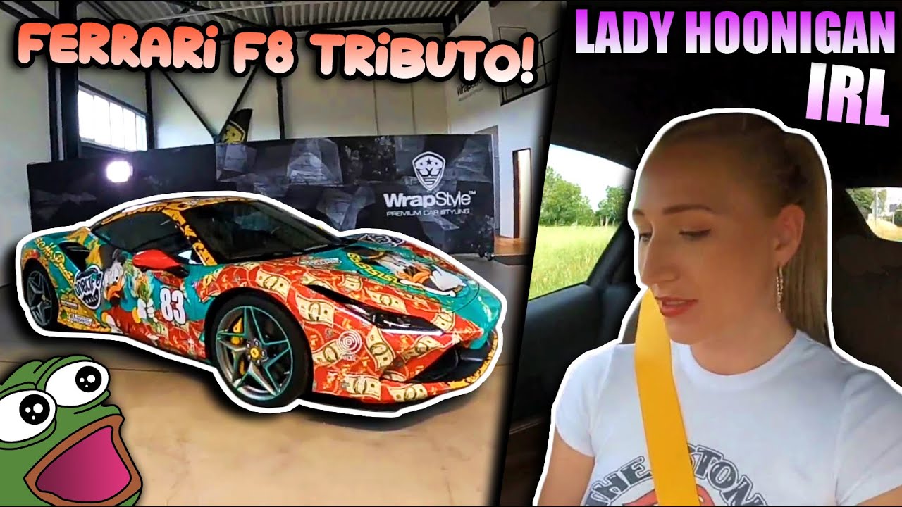 JAZDA VO FERRARI F8 TRIBUTO! | LADYHOONIGAN IRL