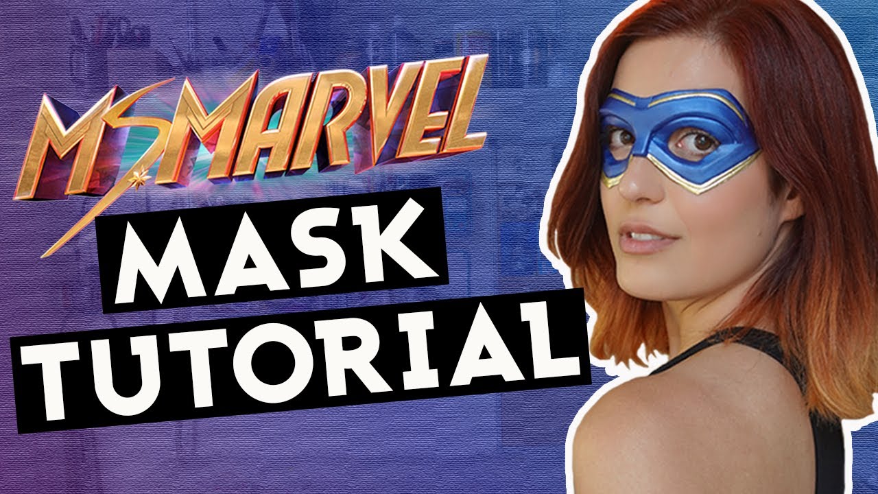 How To Make MS MARVEL'S Mask | MCU Version