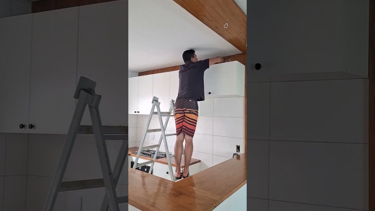 ANTES E DEPOIS ESPETACULAR! Veja toda transformação desssa cozinha - Asmr