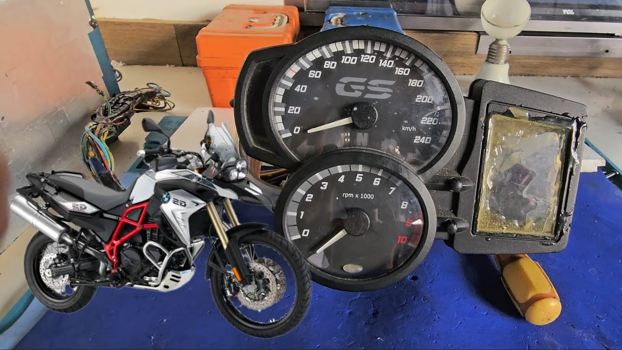 Painel da BMW F800 GS Conserto!