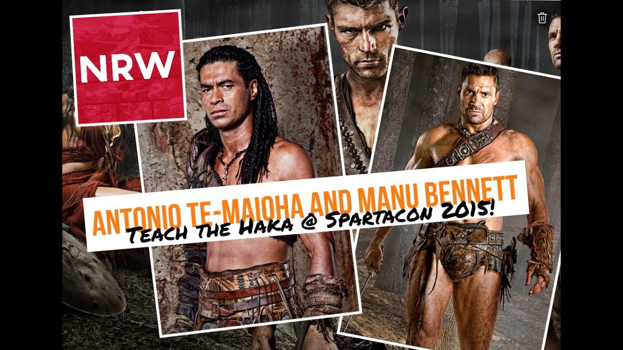 Antonio Te Maioha & Manu Bennett 