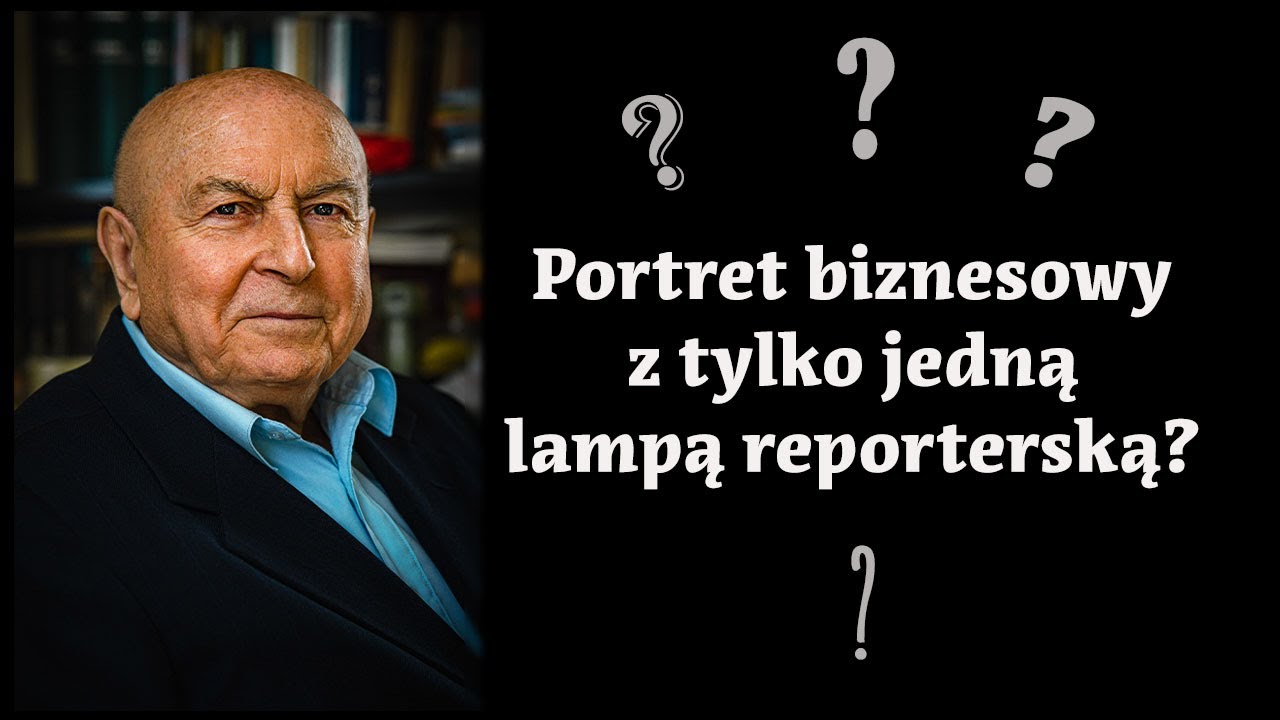 Jak wykonać portret biznesowy z jedną lampą reporterską?