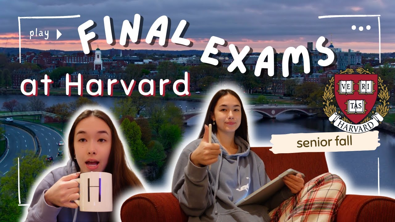 crashing out during my Harvard finals | senior fall📚
