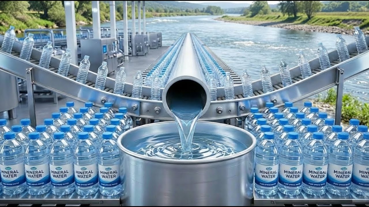 How Mineral Water Is Bottled in Modern Factories | Inside a High-Tech Mineral Water Plant