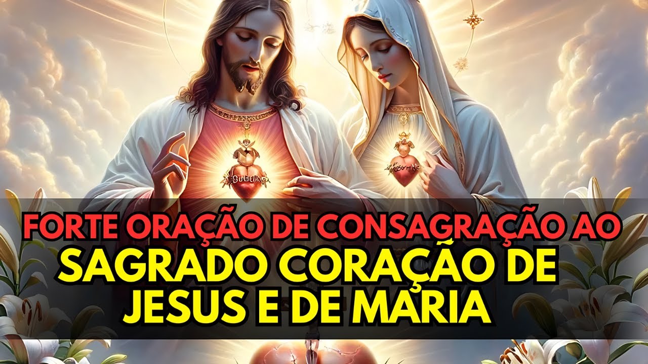 Forte Oração De Consagração Ao Sagrado Coração De Jesus e Imaculado Coração De Maria
