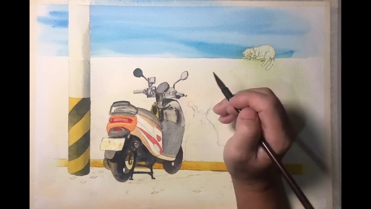 WMF Watercolor - A Brief Rest