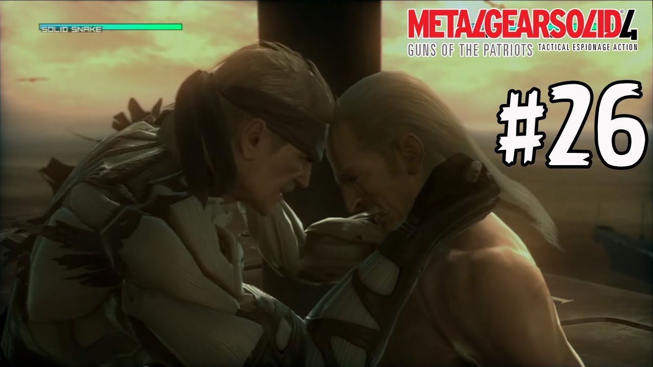 SNAKE vs LIQUID | Metal Gear Solid 4 | Parte 26 - Jefe Liquid Ocelot | Sin Comentar | Español