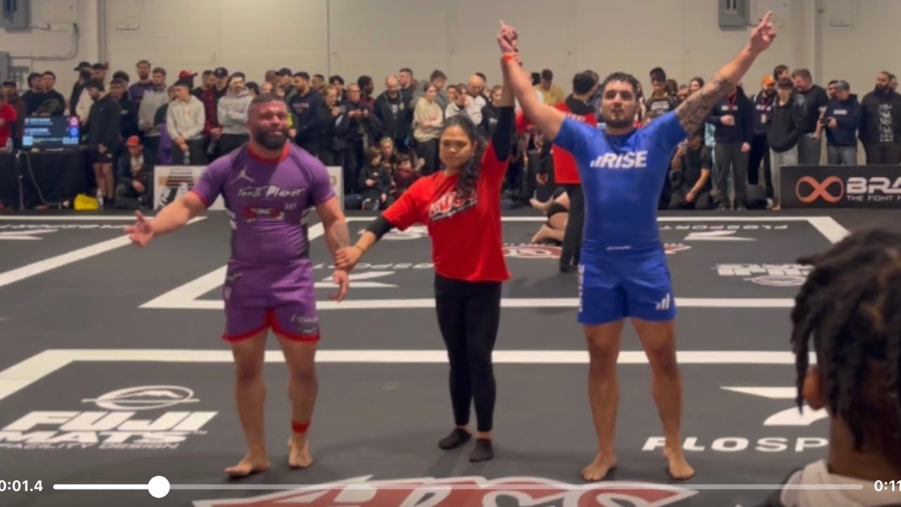 ADCC Open Toronto - Master/Advanced -   Super heavy - Semi Final - Marcos Gaubert vs Cesar Bonilla